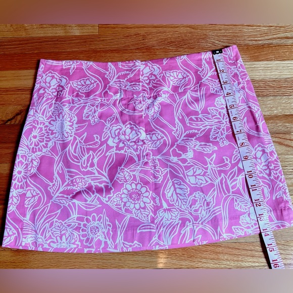 Sexy Zara Mini Pink White Flower Skirt, Size 8, Very Good Preowned Condition - Picture 7 of 9